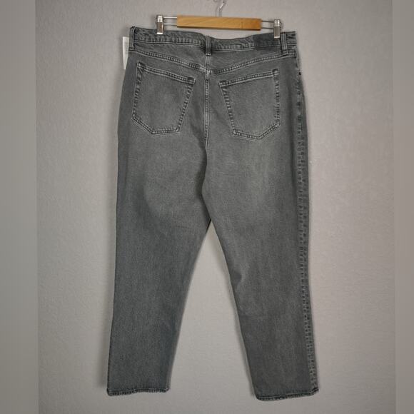 Abercrombie & Fitch Curve Love Ultra High Rise 90s Straight Jean Size 33/16R - Picture 3 of 16